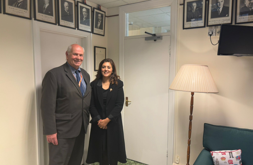 Sussex Weald MP, Nus Ghani, meets ESCC Leader, Cllr Keith Glazier to talk budgets and more