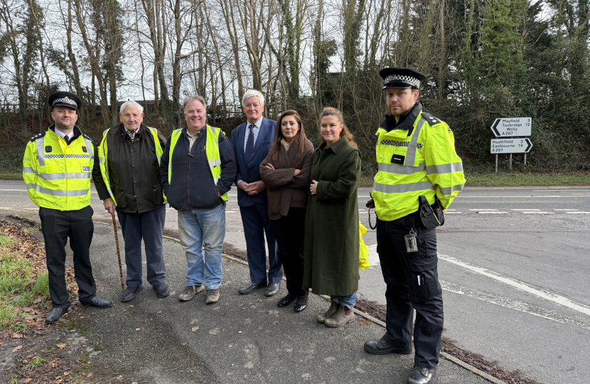 Road safety concerns near Cross-in-Hand prompts Sussex Weald's Conservative MP, Nusrat Ghani, to take action