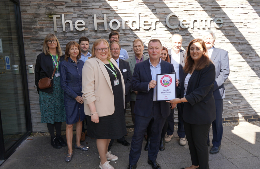 Crowborough's Conservativ MP, Nus Ghani,  joins  charity at award-winning Horder Centre