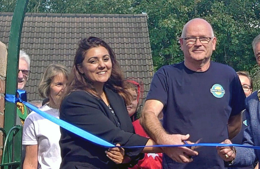 Hailsham Youth Centre opened celebrated by Conservative MP, Nus Ghani, and local councillors