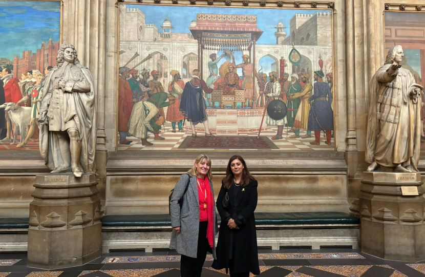 Pictured: Nusrat Ghani MP with Debby Hunter, Principal of Annan School