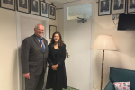 Sussex Weald MP, Nus Ghani, meets ESCC Leader, Cllr Keith Glazier to talk budgets and more