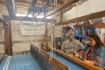 MP Nusrat Ghani gets weaving to support Withyham tweed business