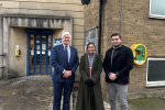 Pictured, from left, Cllr Bob Standley, Nusrat Ghani MP and Sussex Police Federation Chair Raffaele Cioffi