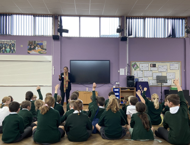 Crowborough's Ashdown Primary School visited by the town's Conservative MP, Nusrat Ghani