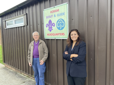 Upgrade to Horam Scout facilities welcomed by Sussex Weald's Conservative MP, Nusrat Ghani